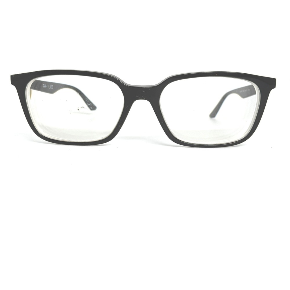Ray-Ban RB 7176 2000 Black Square Eyeglasses Frames 54-17-140 Mens‎ Womens 21518